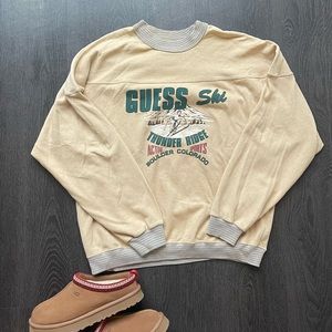 Vintage U.S.A Ski Guess Jeans Crew